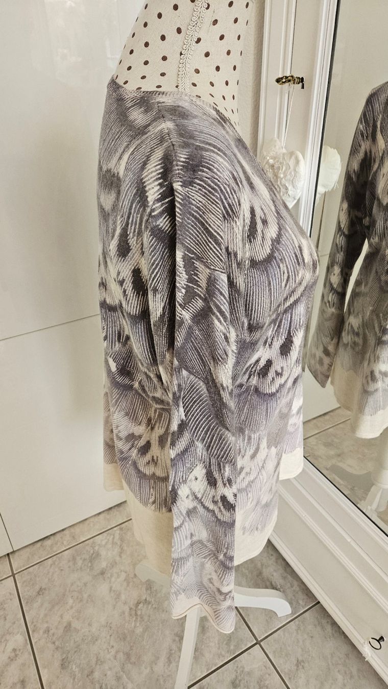 Maglioni & Felpe: Schöner Damenpullover mit Muster, Grösse 42 Wolle/Viskose – Usato da Gossau ZH venduto da fashiontwo 4