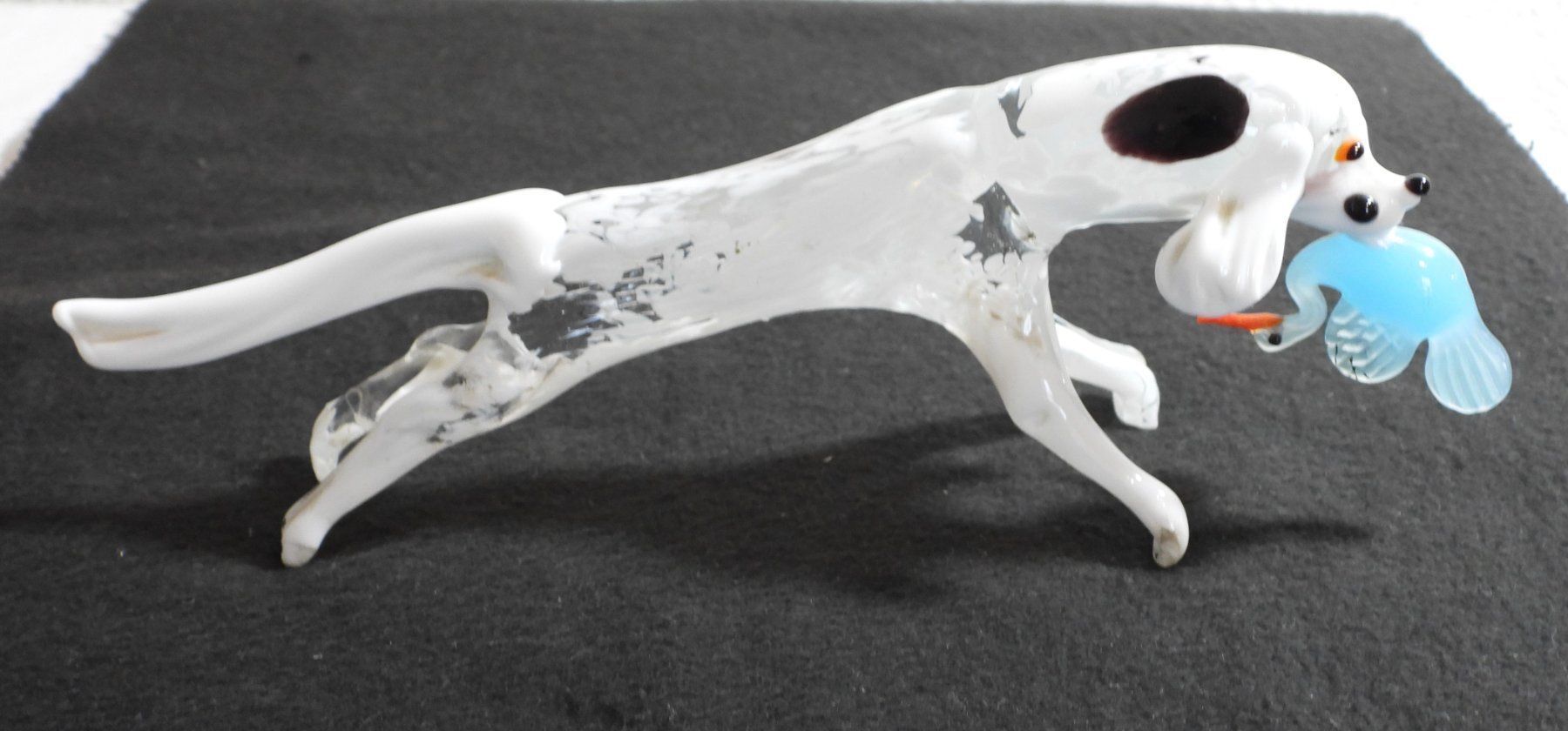 Statuette: Apportierhund aus Glas Handgemacht – Usato da Dübendorf venduto da mar_85sd