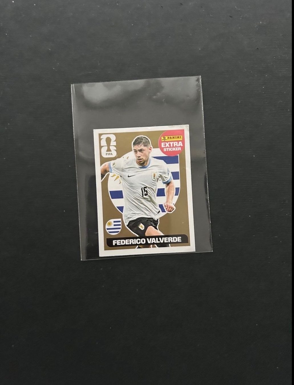 Panini Cartes à collectionner: Panini Extra Sticker Federico Valverde Gold – Neuf (Voir description) à Zürich par Yvo619