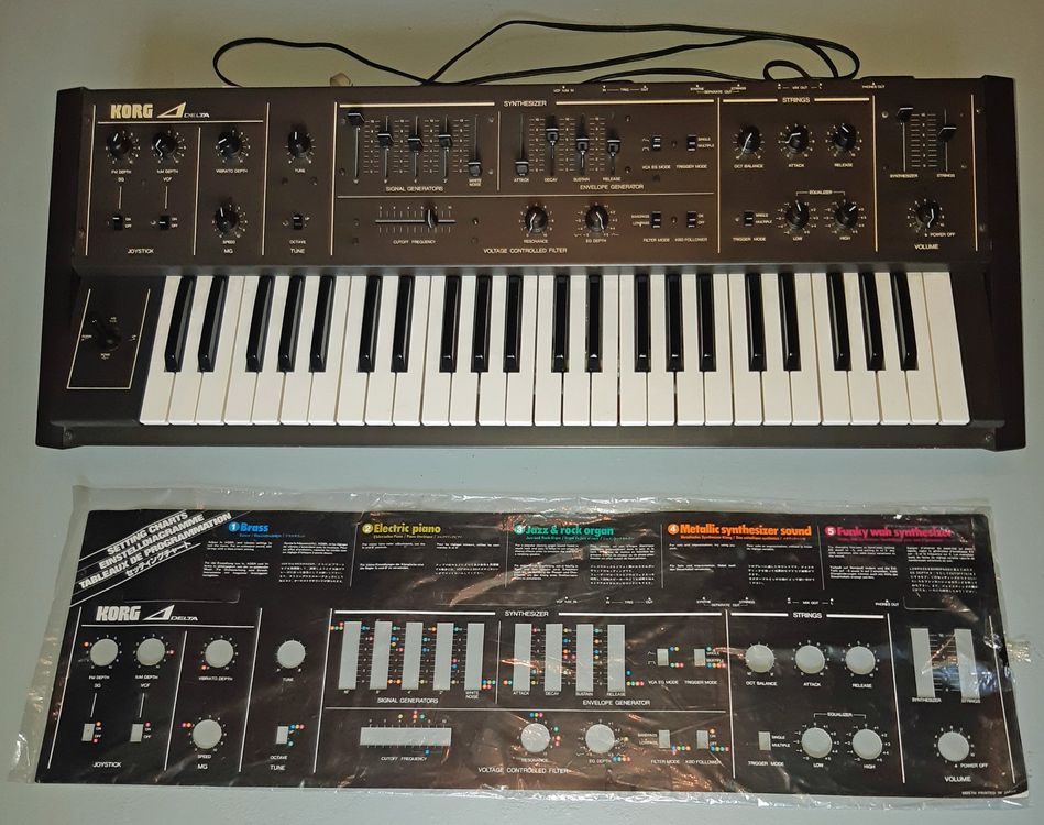 Delta DL50 vintage Analog String Synthesizer 1979 +MAP Kaufen