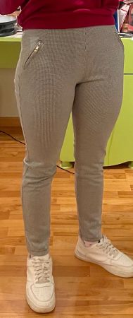 Pantalon à carreaux skinny femme, taille M, jamais porté