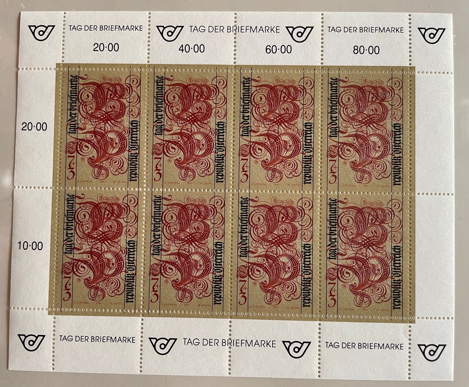 Alle Briefmarken: Österreich Kleinbogen 1991 ** – Neu (gemäss Beschreibung) aus Davos Platz von StephGla