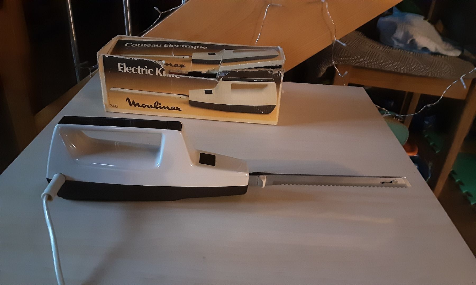 Moulinex Küchengeräte: Elektrisches Bratenmesser /  Elektromesser – Gebraucht aus Ramersberg von Subski300