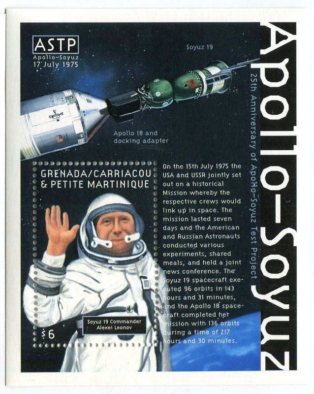 Tutti i francobolli: Block "Apollo-Sojus". Grenada – Nuovo e nell'imballaggio originale da Basel venduto da Butsch5