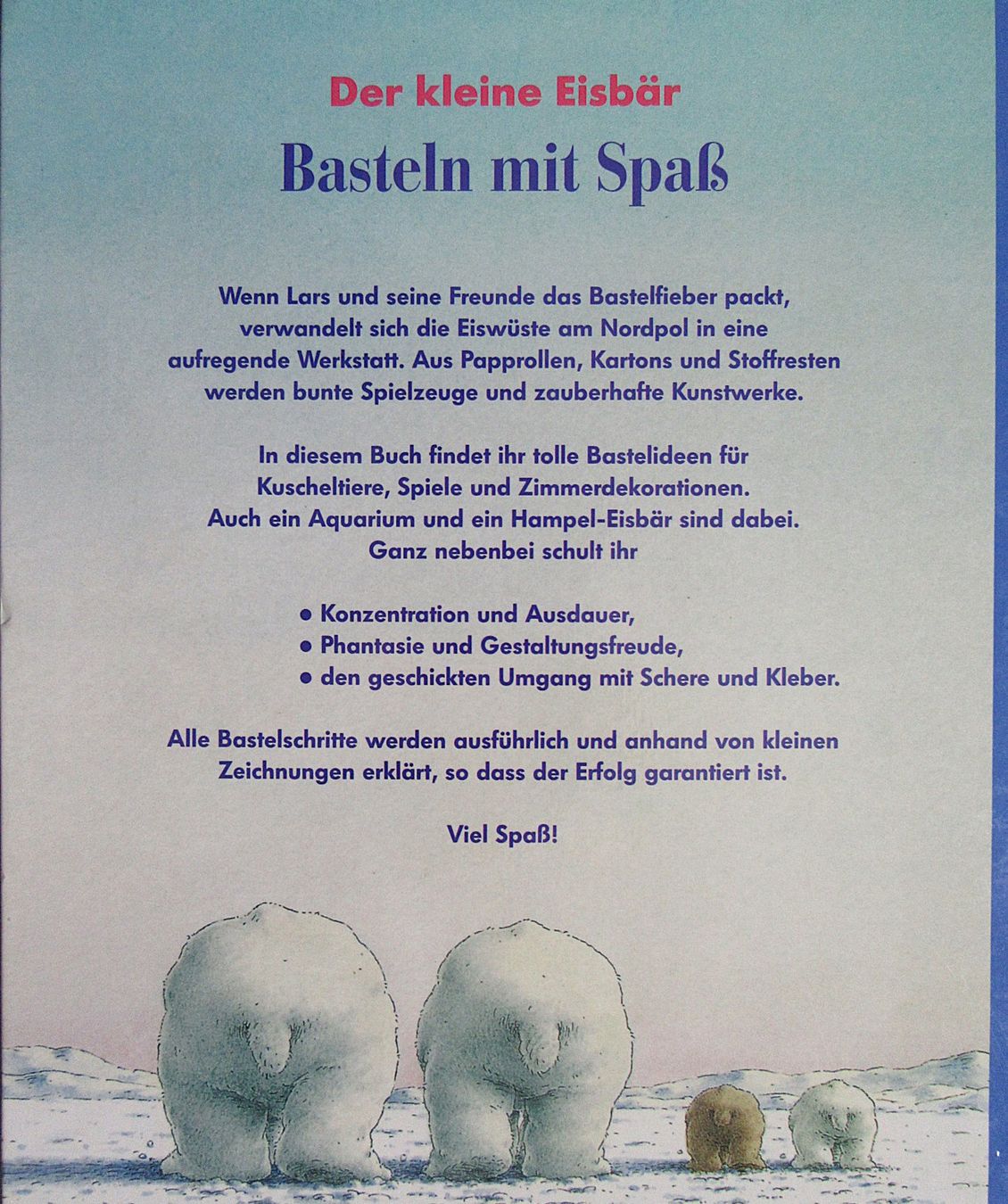 Bücher: Der kleine Eisbär - Basteln mit Spass – Gebraucht aus Auenstein von Padabimbim 1
