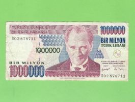 Türkei 1 Million Türkische Lira, Selten!
