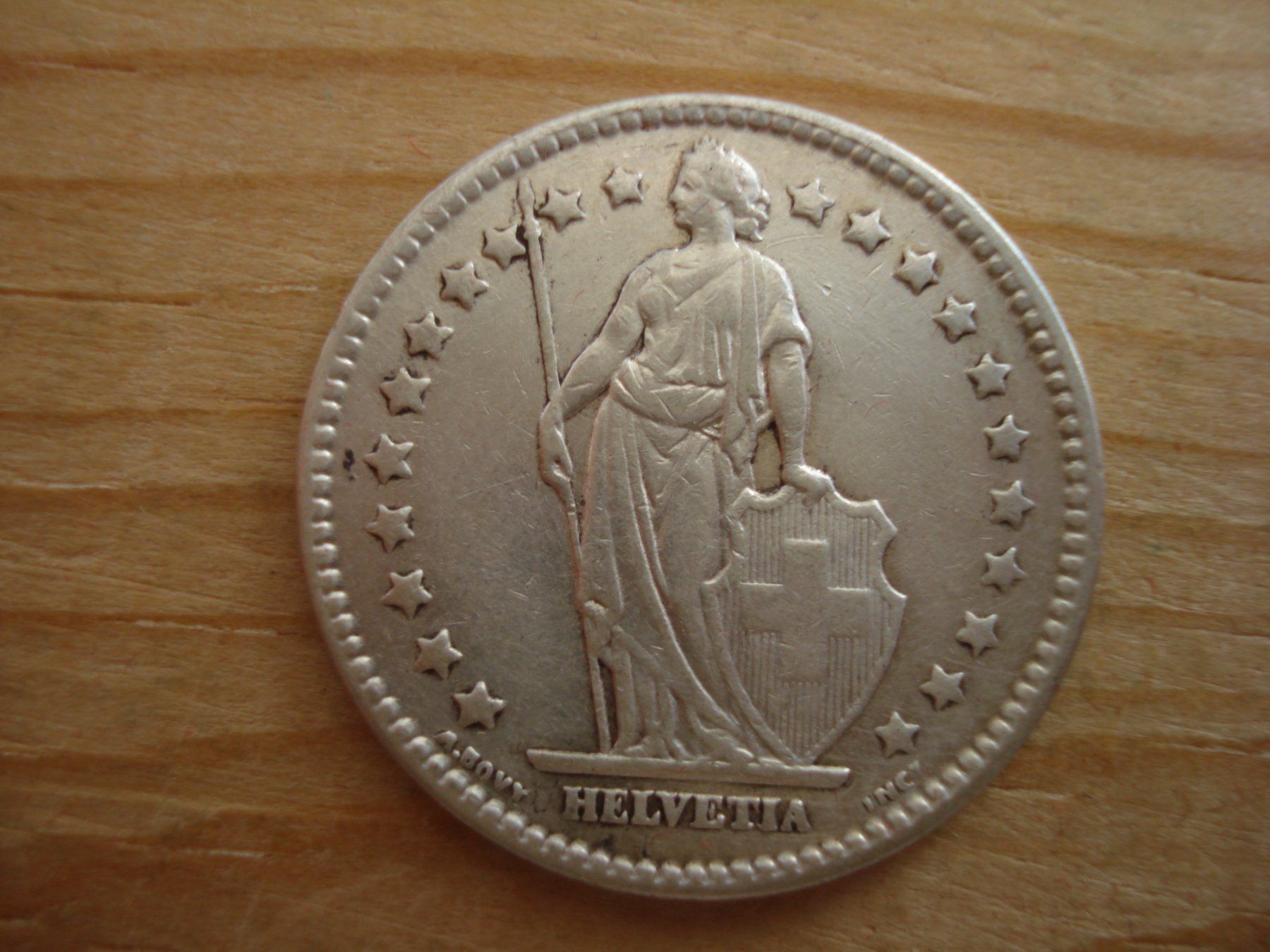 Tutti le monete: (S1)      1 Franken 1912 VZ- – Usato da Erlach venduto da Net-Coins 1