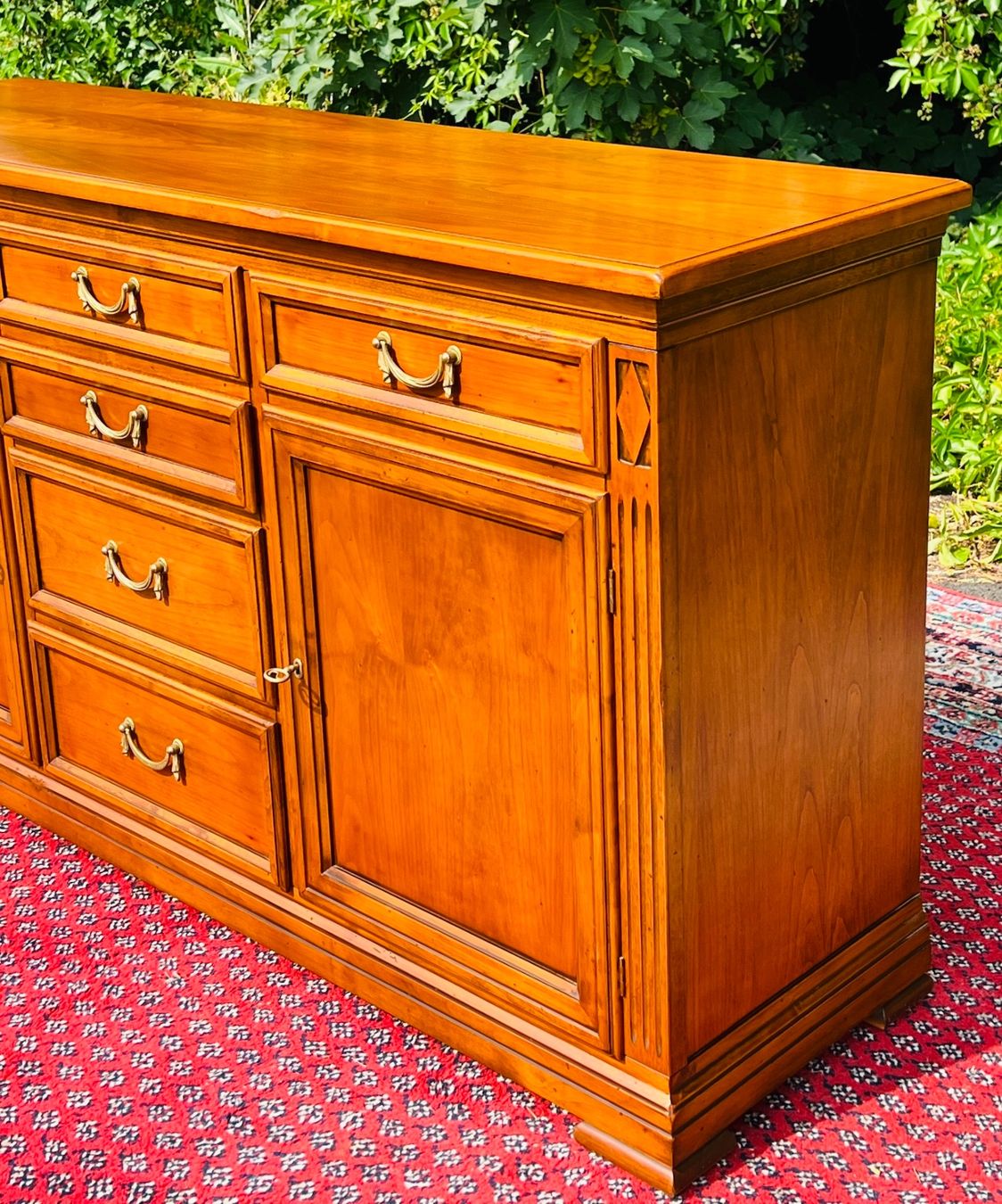 Cassettiere: Biedermeier Stilmöbel Kommode Barock Sideboard SELVA Kirsche – Usato da Gemünden venduto da GEUENWALD 3