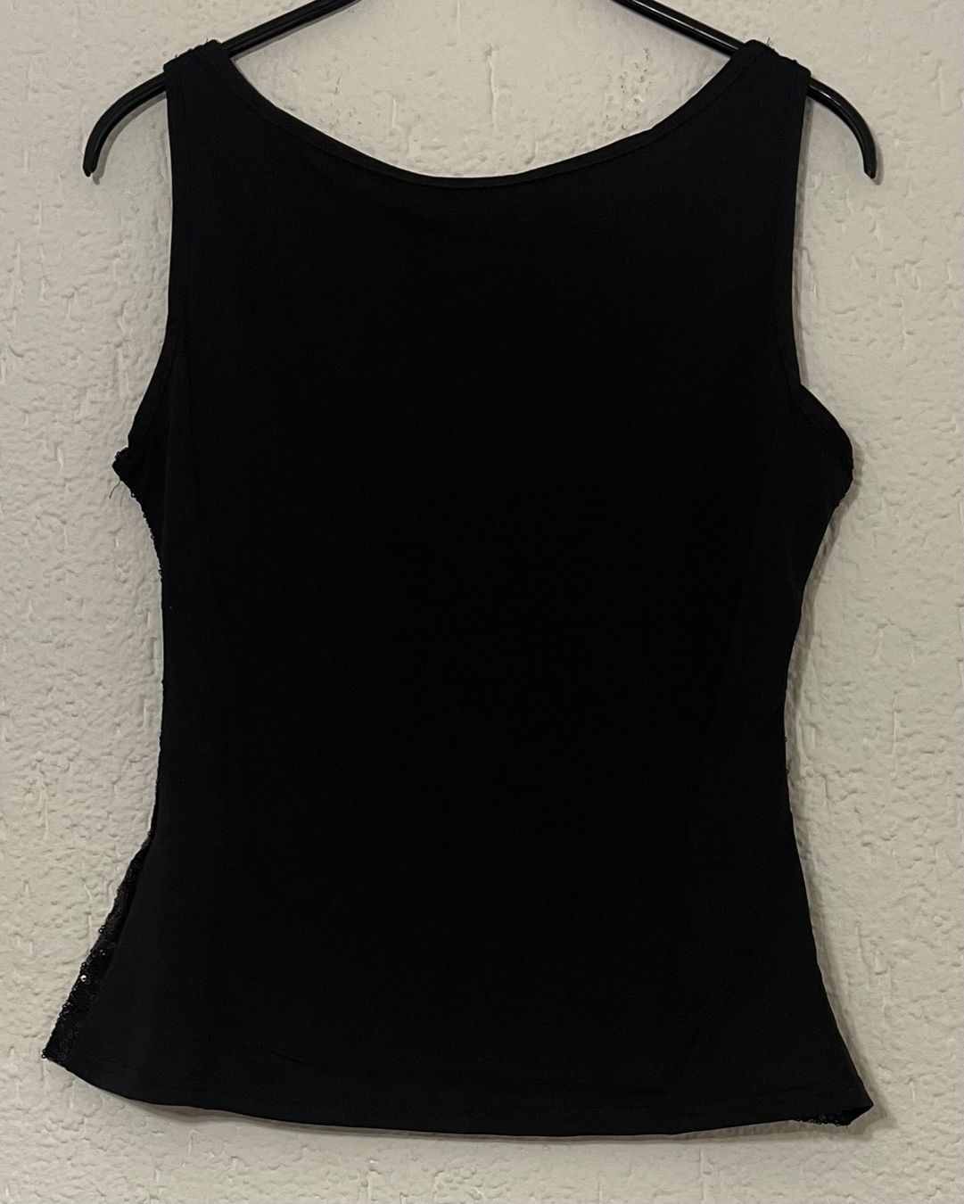 Top: Schwarzes Pailletten-Top, festlich Gr. L – Nuovo e nell'imballaggio originale da Oberegg venduto da MZ_DiesundDas 1