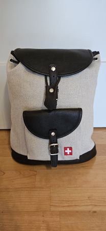 Karlen Swiss Rucksack Schwingen Damen Leder  Zwilch Handmade