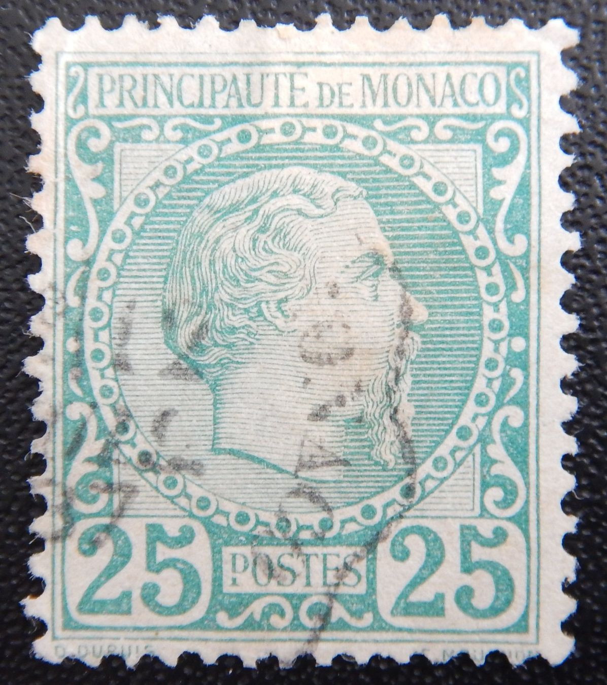 Alle Briefmarken: Monaco Kat. 6 gest. 1885 Kat. 80 Euro – Gebraucht aus Zürich von Muehlekauf