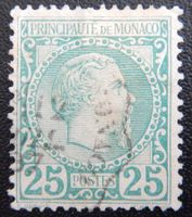 Monaco Kat. 6 gest. 1885 Kat. 80 Euro