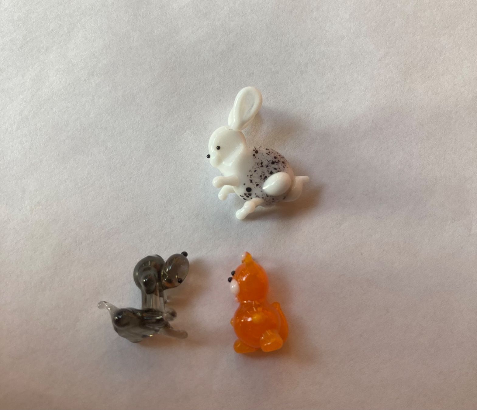 Tutte le decorazioni: 3 Mini Glasfiguren Tiere – Nuovo (secondo la descrizione) da Zürich venduto da tanteluzie 2