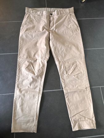 Lässige Herren Mango Hosen Freizeithosen Beige Gr. 44