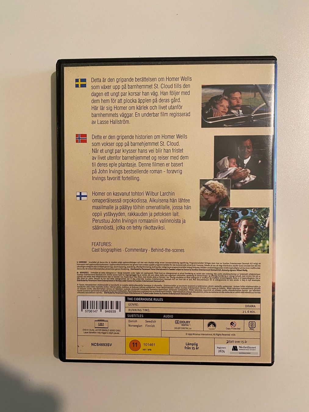 Tutti i DVDs: The Cider House Rules – Usato da Zürich venduto da Wim-Broccoli 1