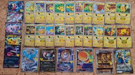 ab 1.- Lot 30th Celebration JP Pikachu Sneasel Articuno Mew