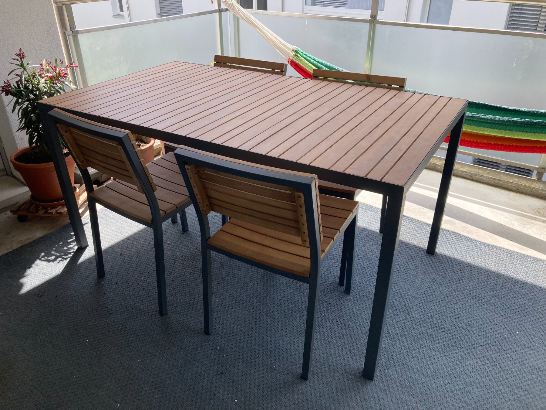 Tavoli: Gartentisch mit 4 Stühlen – Usato da Zürich venduto da irene.buettner
