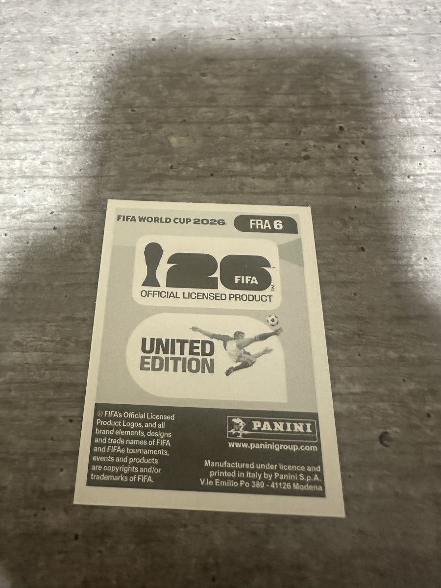 Panini Carte collezionabili: FRA 6 , FIFA WORLD CUP 2026 PANINI  – Nuovo (secondo la descrizione) da Frauenfeld venduto da 1PegPeg1 1