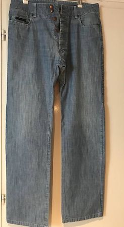 Pantalon toile jean clair. Father and Sons. Taille 40