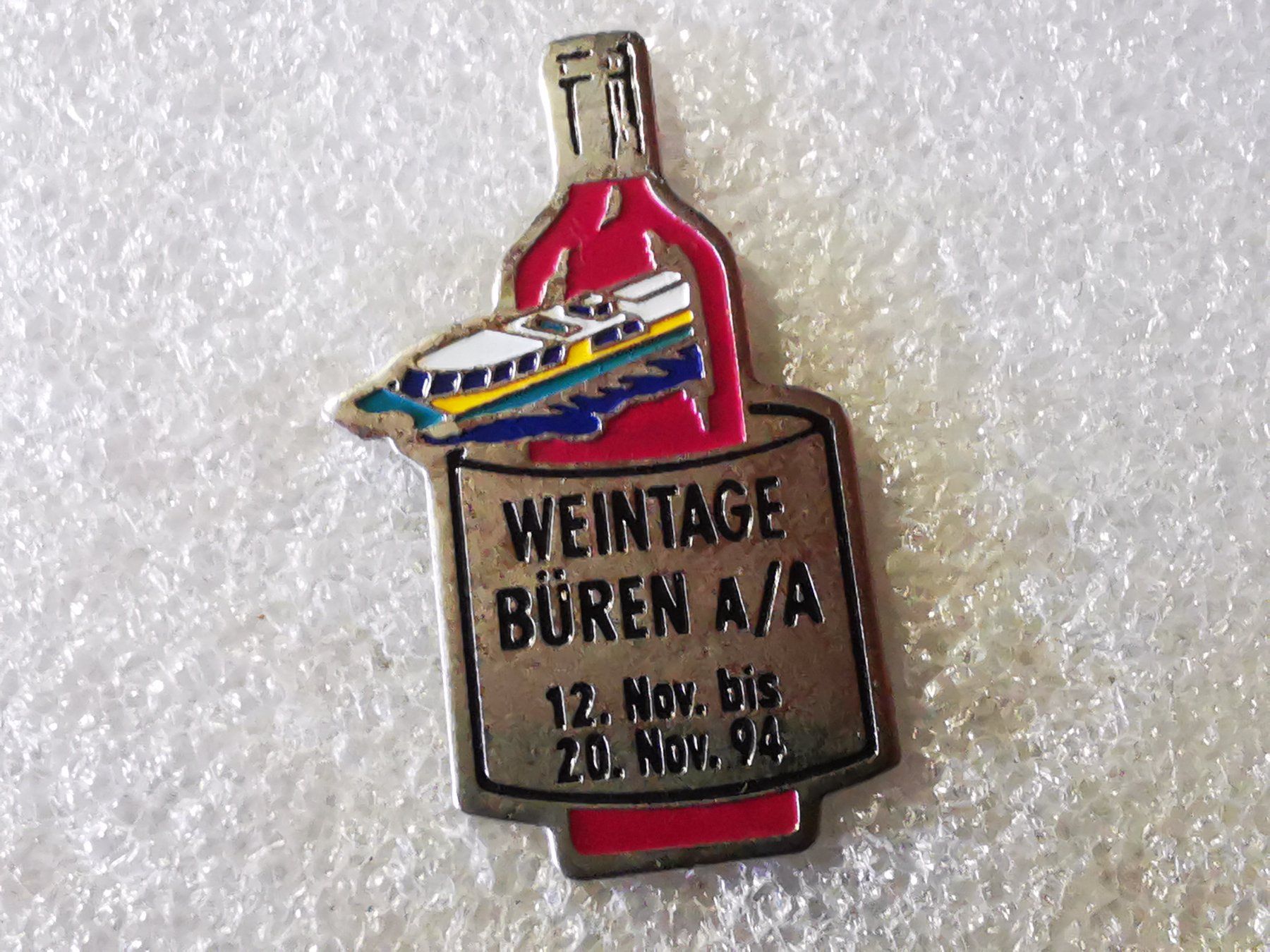 Placchette & Badge: Ansteckpin 153: Weintage Büren a.A. – Usato da Oppligen venduto da Pin-Fall-Shop