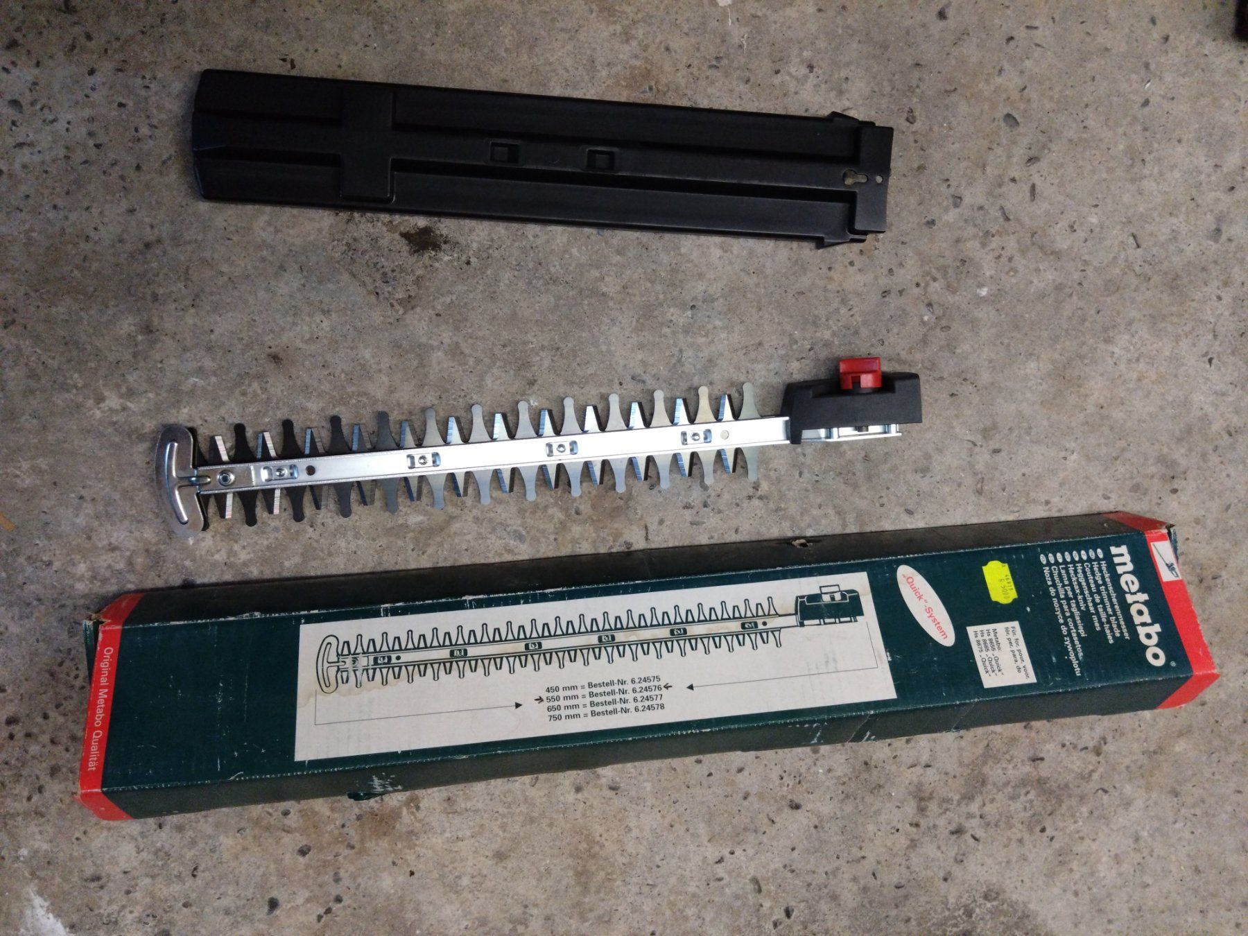 Metabo Tutti gli attrezzi: Metabo Heckenschärenmesser quick System – Nuovo (secondo la descrizione) da Bözen venduto da chrigl82