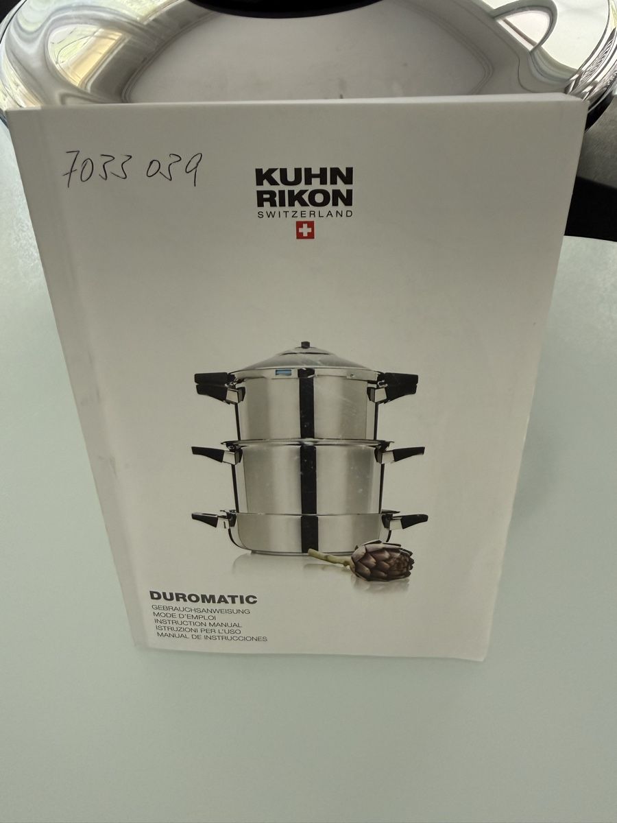 Kuhn Pentole: Dampfkochtopf KUHN RIKON 5 lt. – Usato da Gränichen venduto da pellegrino333 1