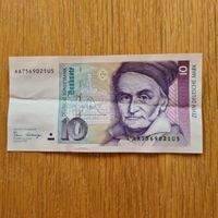 10 Deutsche Mark 1989