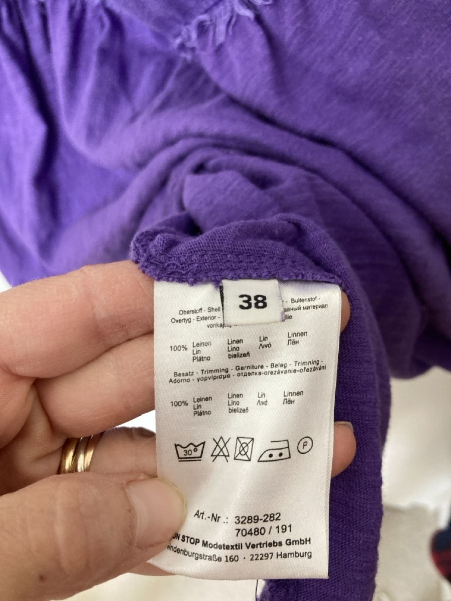 Vestiti: Lila Leinen Kleid Malvin, 38 – Usato da Azmoos venduto da alix001 4