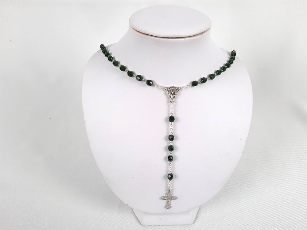 Leuchtender Rosenkranz 152cm - Katholischer Gebetskranz Mit Jesus-Kruzifix