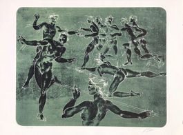 Hans Erni Orig Lithographie Handsigniert