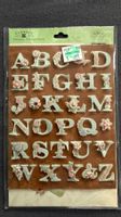Sticker Buchstaben Karton