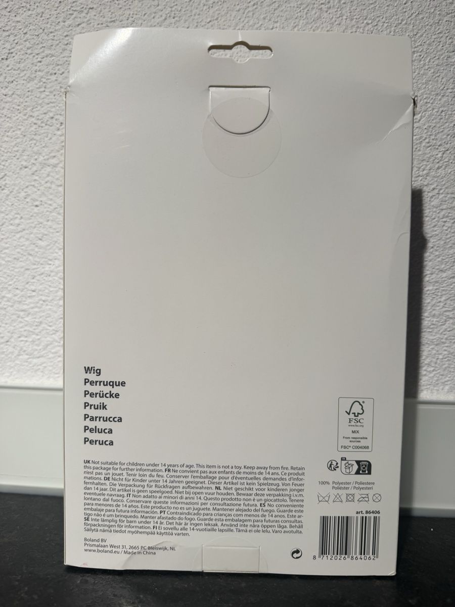 Parrucche: Punk-Perücke von Boland, ORIGINALVERPACKT – Nuovo e nell'imballaggio originale da Wimmis venduto da marii__96 1