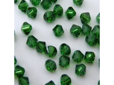 Perle (finte): Perlen Swarovski, 4mm, Fern Green – Nuovo e nell'imballaggio originale da Schachen LU venduto da Perlentraum