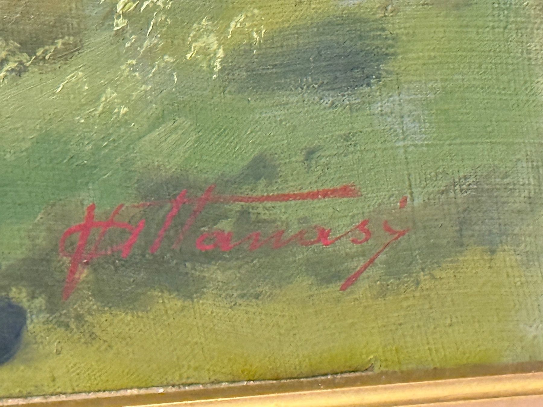 Tableaux: (50) Altes Oelgemälde Landschaft signiert – D'occasion à Bern par Jwpm66 5