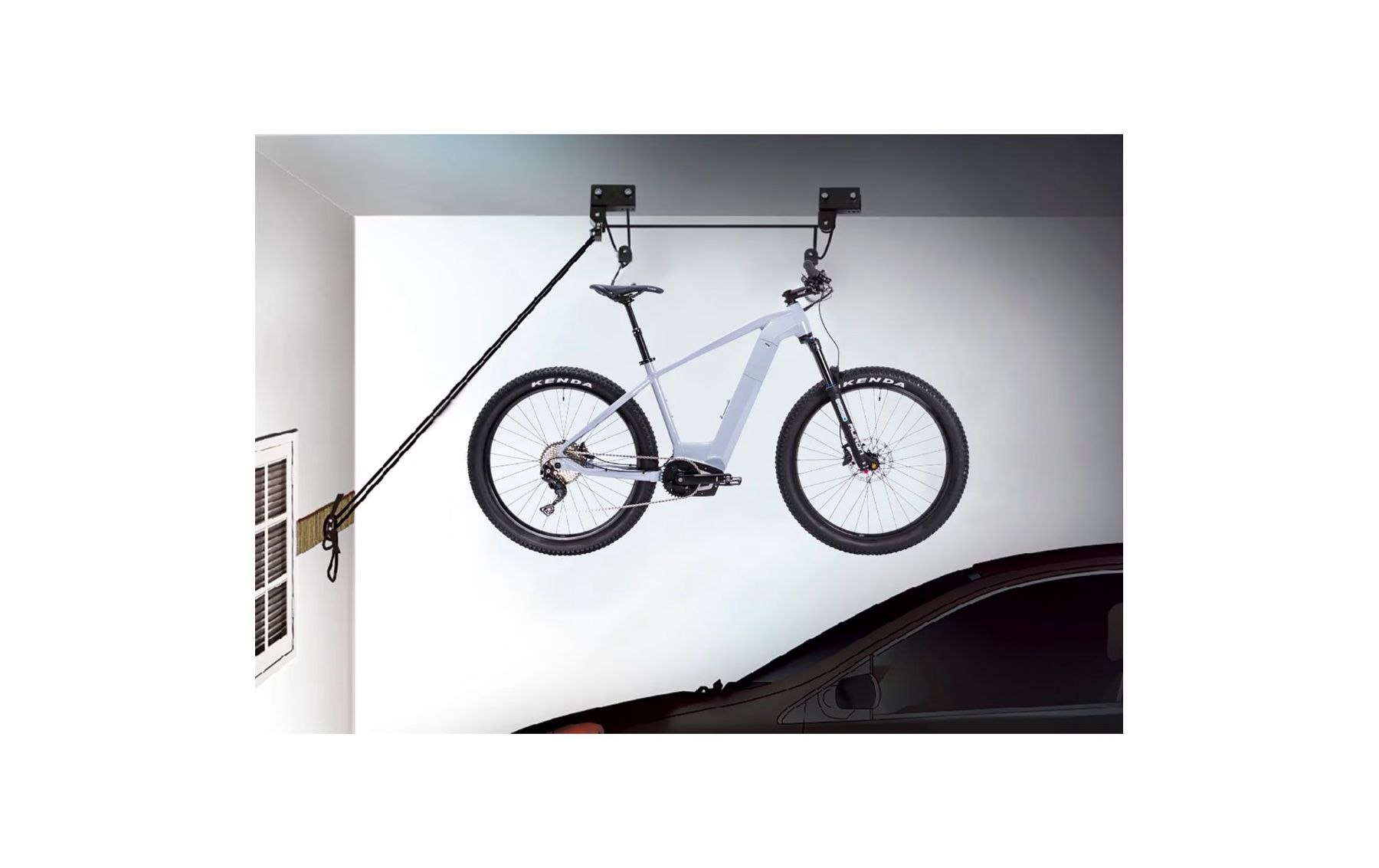 Supporti per biciclette: Fahrradlift Strong Schwarz – Usato da Bremgarten AG venduto da Sommerschatten