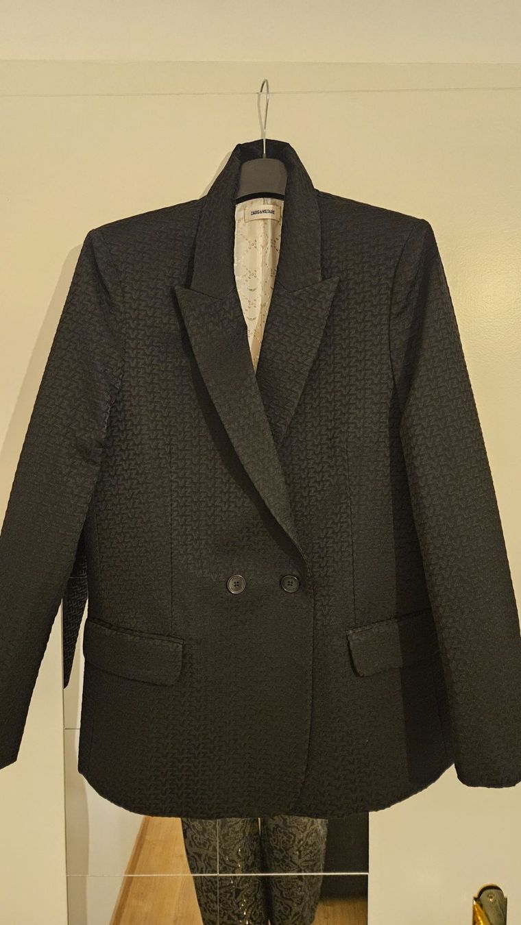 Zadig & Voltaire Giacche: Blazer Jacquard Zadig&Voltaire Noir – Nuovo (secondo la descrizione) da Crans Montana venduto da ser_mps8 1