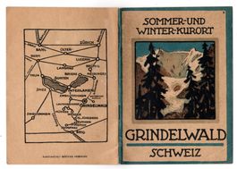 Alter Tourismus Werbe - Prospekt Grindelwald