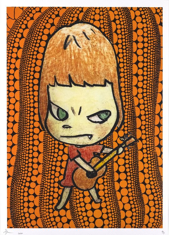 Death, Nara girl with guitar, limitierter Kunstdruck (Neu (gemäss ...