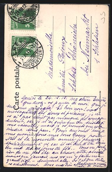 Ansichtskarten: Genève, Facade de la Cathédrale de Sai – Gebraucht aus Berlin von bartko-reher 1