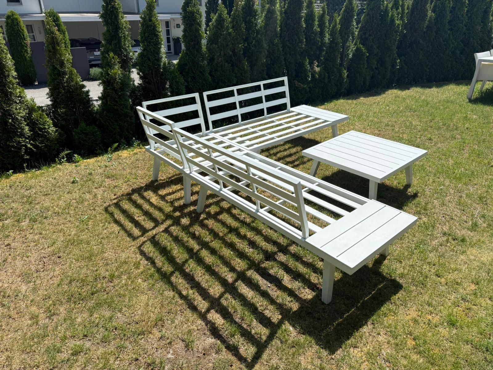 Divani: Gartenlounge Set, weiss, – Usato da Grenchen venduto da YoshiSan74 7