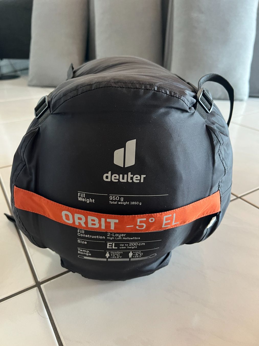 Deuter Schlafsäcke: Deuter Orbit -5° Kunstfaserschlafsack – Gebraucht aus Horn von timosidler 4