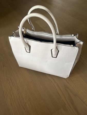 Elegante Handtasche H&M, cremefarben, neuwertig