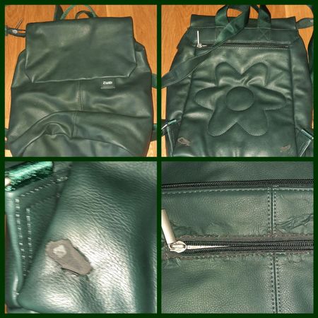 ***ZWEI*** Rucksack grün defekt