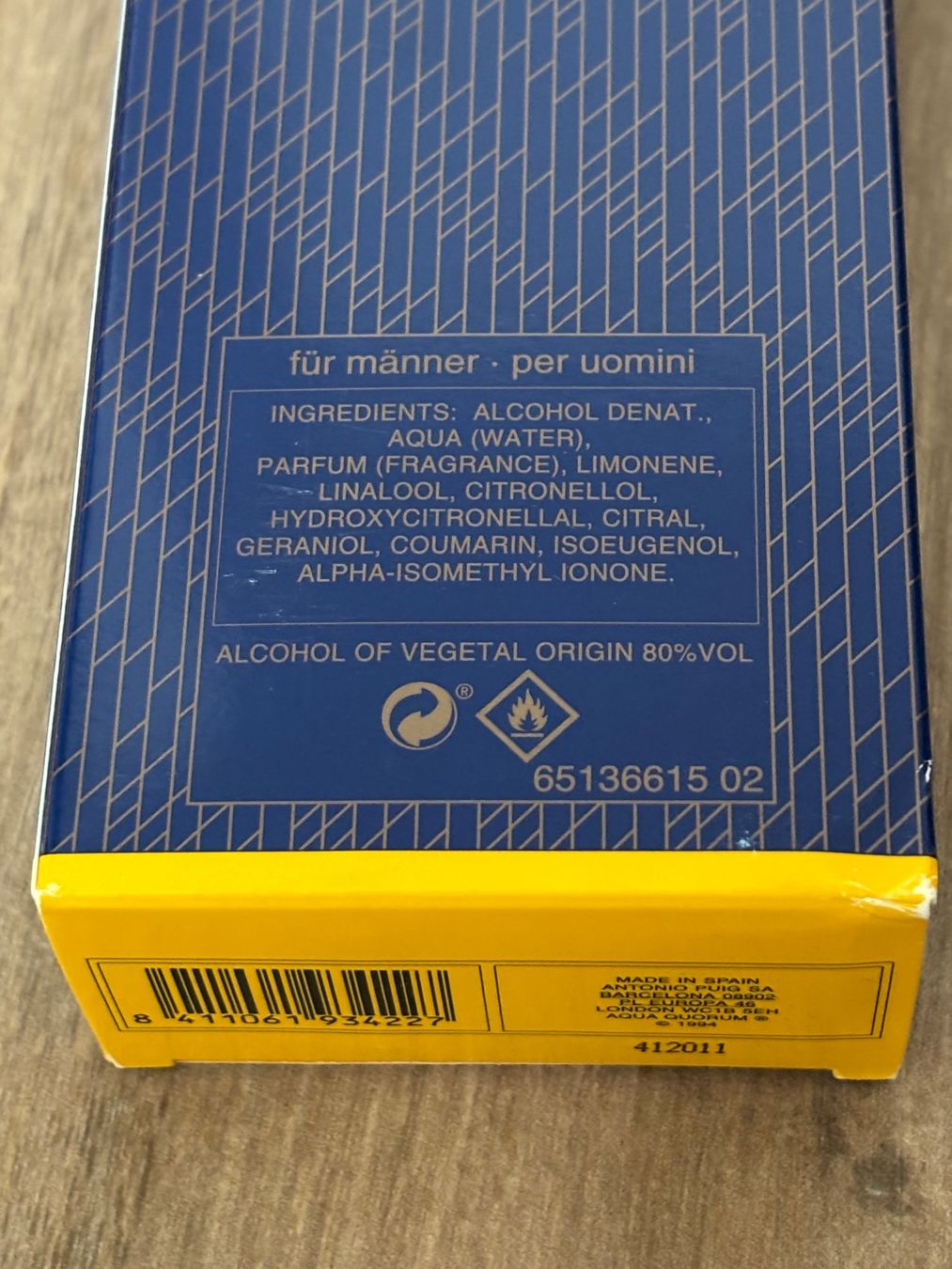Antonio Puig Profumi & Eau de Toilette: Antonio Puig Quorum Aqua eau de Toilette 100ml – Nuovo (secondo la descrizione) da Esslingen venduto da Danielp 1