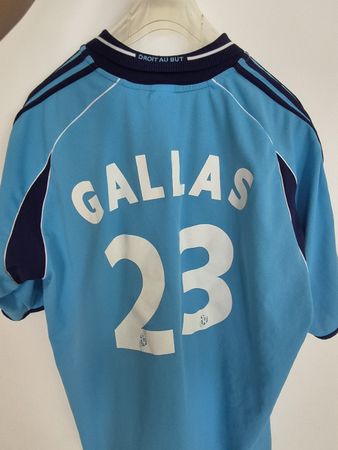 Maillot de foot vintage OM année 2000-2001 Gallas 23