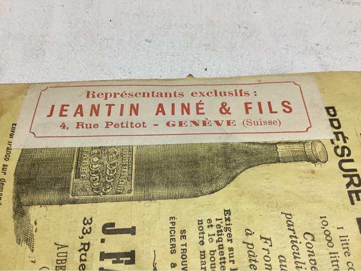 Documenti: Genève pub fabrication fromages vers 1910-20 – Usato da Luc (Ayent) venduto da Rebouille 4