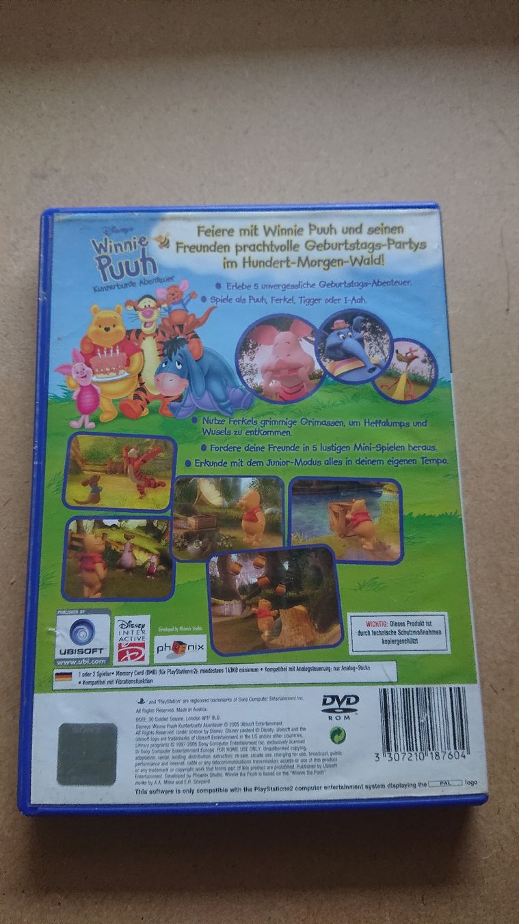 Giochi: Winnie Puuh - Kunterbunte Abenteuer - PS2 – Usato da Chur venduto da FreakofRarity 1