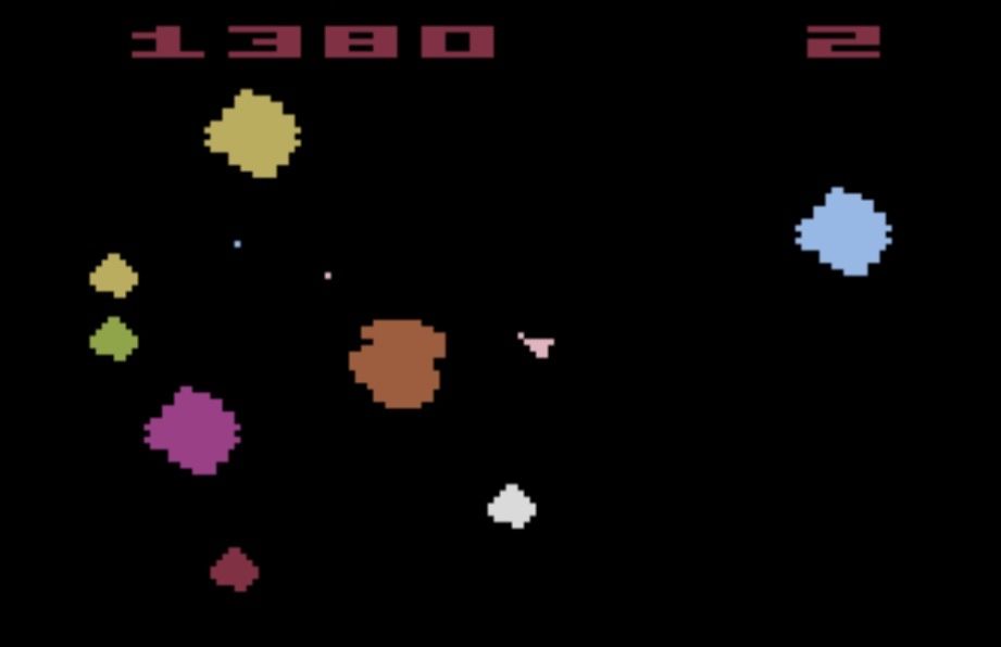 Atari Spiele: Asteroids für Atari 2600 – Gebraucht aus Kestenholz von  2