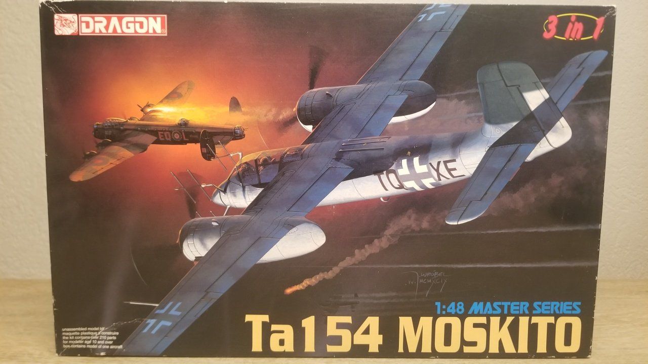 Kit di modellismo & Modellini statici: Dragon 5522 Ta154 Moskito 3in1 – Nuovo e nell'imballaggio originale da Schwadernau venduto da Blueray 1