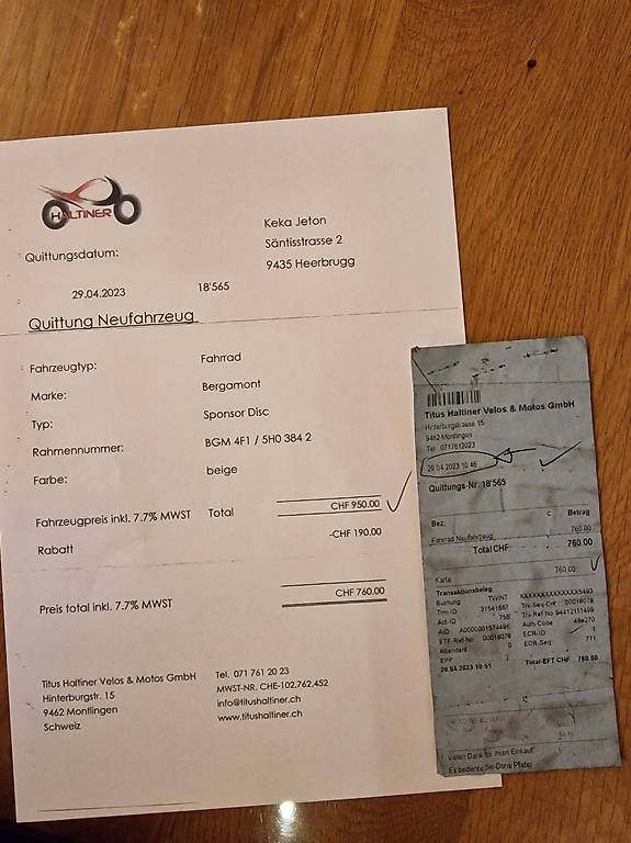Biciclette: Velo Damenvelo Bergamont – Usato da Heerbrugg venduto da Jeton.Keka 4